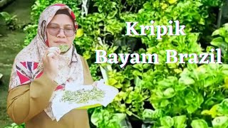 Kripik Bayam Brazil @Program Sekolah Kehati SMPN 1 Tigaraksa