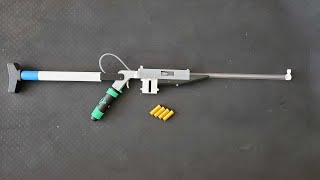 [3D Printed] Bolt Action Air Rifle with Shell Ejection