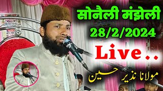 Maulana Nazir Hussain Sonaili Manjheli Live