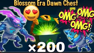 🔴 Monster legends *NEW* opening ×200 Blossom Era dawn Chests 🔥| Link of 110 Chests