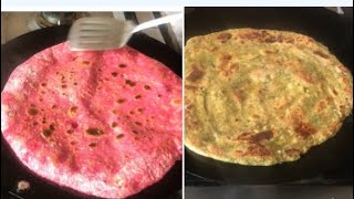 Two Healthy Parathas | Meethi ka Paratha |Beetroot paratha