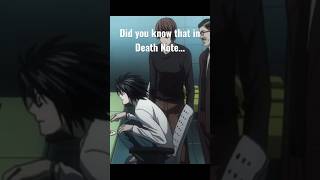 Did You Know That In Death Note Episode 19…