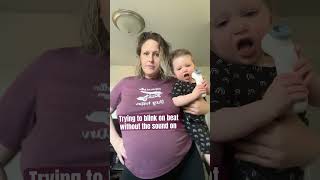 How did we do? #funny #pregnancy  #comedy #relatable #baby #makeuptutorial #foryou #dance ￼