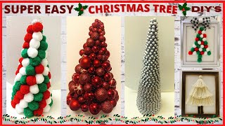 🎄🎄SUPER EASY CHRISTMAS TREE DIYs  / HOME DECOR IDEAS 2021🎄🎄