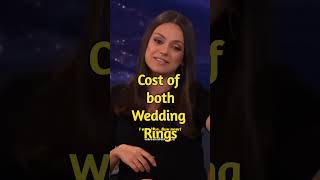 Mila Kunis Ashton Kutcher Wedding Ring Cost #shorts #youtubeshorts #viral #shortvideo #shortsfeed #