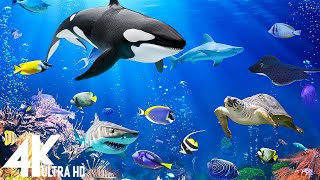 The Best 4K Aquarium for Relaxation II 🐠 Relaxing Oceanscapes - Sleep Meditation 4K UHD Screensaver