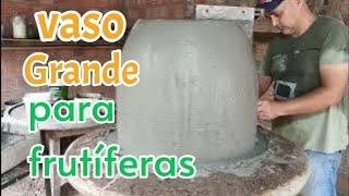 "DIY: Como Fazer um Vaso Grande para Plantar Frutíferas e Plantas de Porte Alto"