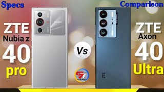 ZTE Nubia z40pro vs ZTE Akon 40 Ultra #comparison #2022