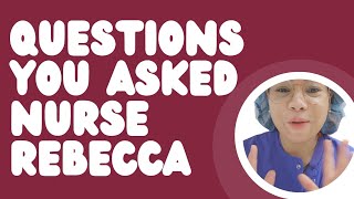 QUESTIONS RELATED TO NURSING AND LIVING IN THE USA #nurselife