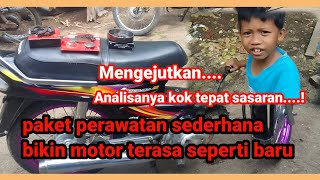 paket perawatan sederhana, motor terasa seperti baru