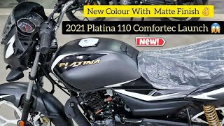 New Bajaj Platina 110 comfortec BS6 Price Mileage 2022 Full Walkaround Review