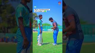 Learn Basic Fundamentals of cricket 🏏✅ !! Must watch 👍 #cricket #chandracricketacademy #tips