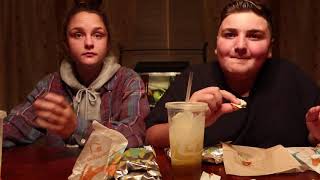 Taco Bell MUKBANG | w/ liv