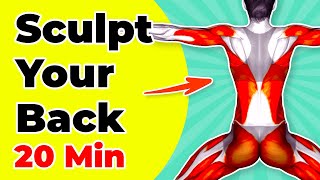 ➜ 20-MIN (Back Fat Workout Standing - Sculpt Your Back and Banish Bra Bulge!)