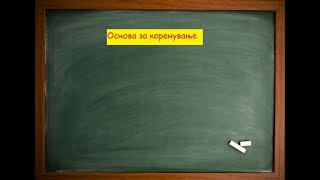 Основа за коренување