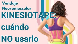 🔴 🟣 🔵 🟡  Cuándo NO aplicar KINESIOTAPE