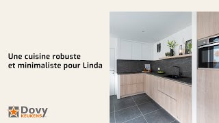 Une cuisine robuste et minimaliste pour Linda | Cuisines Dovy