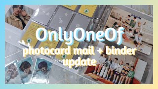 🌼 OnlyOneOf: photocard mail + binder update #3 🌼