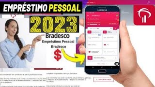 Como fazer um empréstimo no Bradesco pelo celular !