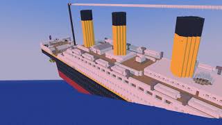 Titanic Sinks Like Britannic!!