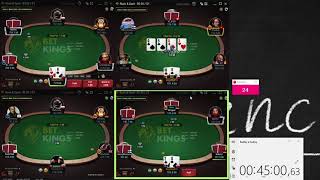 GG Poker NL100 Rush & Cash - Play and explain (4tables) ep. 22