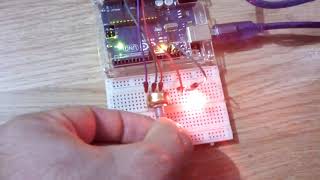 Change LED illumination with potentiometer - Arduino