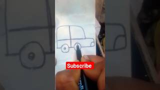 3D Car drawing #shorts #shortsfeed #car #arts