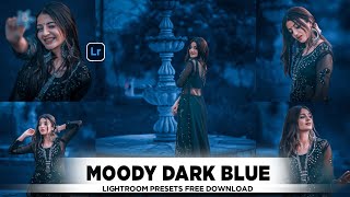 Lightroom Moody Dark Blue Presets 🔥|| Lightroom Mobile Preset Dng || Lightroom Free Presets Download