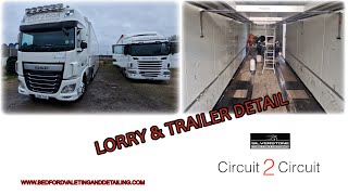 Circuit Race & Track Car Transportation Lorry & Trailer Detail