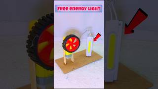 Gear motor free energy light || science project|| #project #experiment #shorts