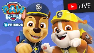 🔴 PAW Patrol Pups Rescue Adventure Bay! ALL DAY Cartoons for Kids Live Stream