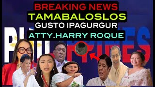 Live:Mga Pasabog Ni Maharlika:Pulboron Video,Tambaloslos: Atty.Harry Roque#viral