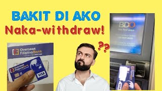 OFBANK ATM CARD: WIDTHRAWAL FIRST TRY AT BDO ATM MACHINE | OKAY KAYA?? BabyDrewTV