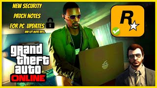 NEW PATCH NOTES 2023 FOR GTA ONLINE AND SECURITY FIX...😮