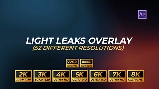 Light Leaks Overlay (2K/3K/4K/5K/6K/7K/8K)