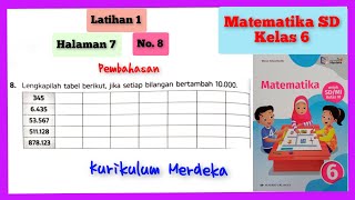 8 | 8. Lengkapilah tabel berikut, jika setiap bilangan bertambah 10.000 | Erlangga Latihan 1 Kelas 6