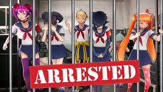 Устраиваю подставы в багованном моде на всех соперниц в Yandere Simulator / Яндере симулятор