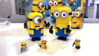 Lego Brick-built Minions and their Lair Review! Set 75551 (Timelapse) #legominions