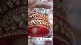 red colour bangle #accessories #punjabi #goldplated #jewellery #gold #bangle #mkbazaar #viral