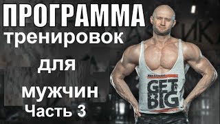 Программа тренировок на массу на 3 дня в неделю для мужчин - ЯСОН Ч3