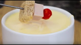 Fondue de três queijos, do chef Vicente Maia - Curtir em Casa