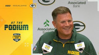 Brian Gutekunst appreciates the 'hunger' he's seen in the locker room