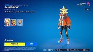 New Sunspot Outfit in Fortnite