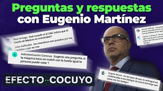 Q&A - Preguntas y respuestas con Eugenio Martínez: Lo que necesitas saber antes de las elecciones