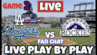 Los Angeles Dodgers vs Colorado Rockies Live MLB Live Stream