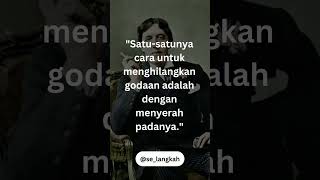 cara menolak godaan adalah menyerah by oscar wilde #quotes #motivasi #katabijak #oscarwilde