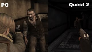 RE4 Comparison |PC vs Quest|