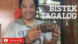 BISTEK TAGALOG | BEEF STEAK | COOKING WITH KUYA MIKE | VMJ MEAT SHOP (HD) | V0406