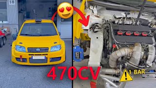 Fiat Punto FIRE 2.0 turbo 470cv 1 bar | un giocattolino stradale da 40.000€ di elaborazione da 900kg