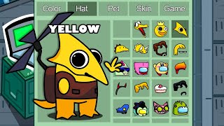 Yellow (RainBow Friends) in Among Us ◉ funny animation - 1000 iQ impostor